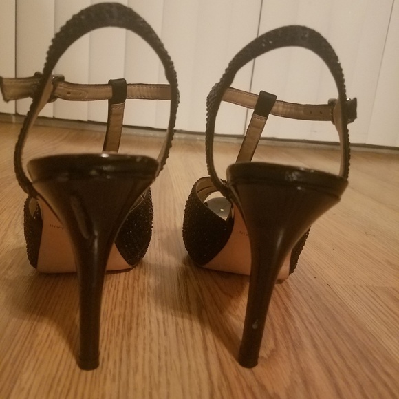 Black peek toe heel - Picture 4 of 4